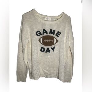 Cozy Cream Game Day Sweater